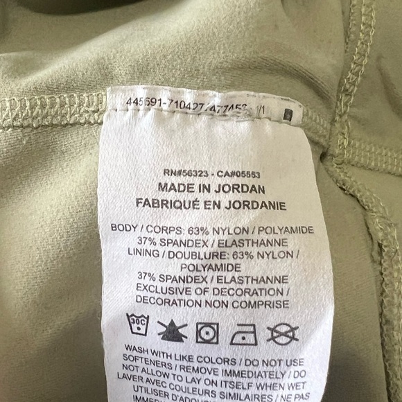 Nike Olive Sports Bra and Black Leggings - Picture 6 of 6